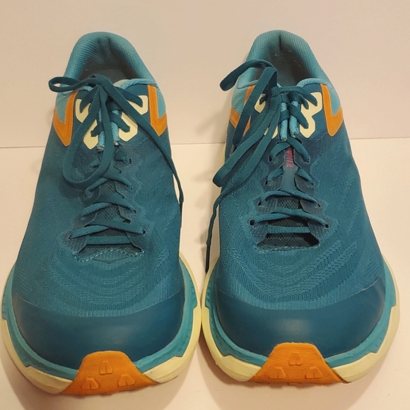 Hoka One One Zinal Running Shoes Mens 1119399 DLCR Blue Green Orange Siz… - Picture 2 of 9